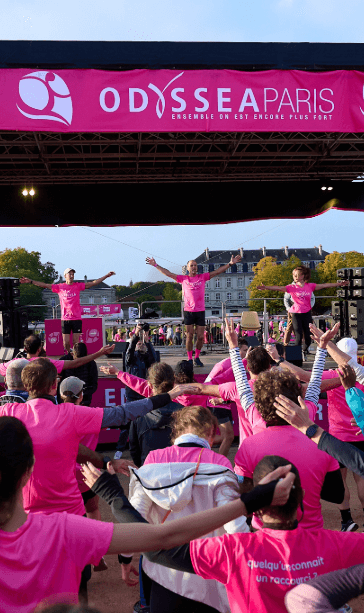 pink october make up for ever academy stands with odyssea