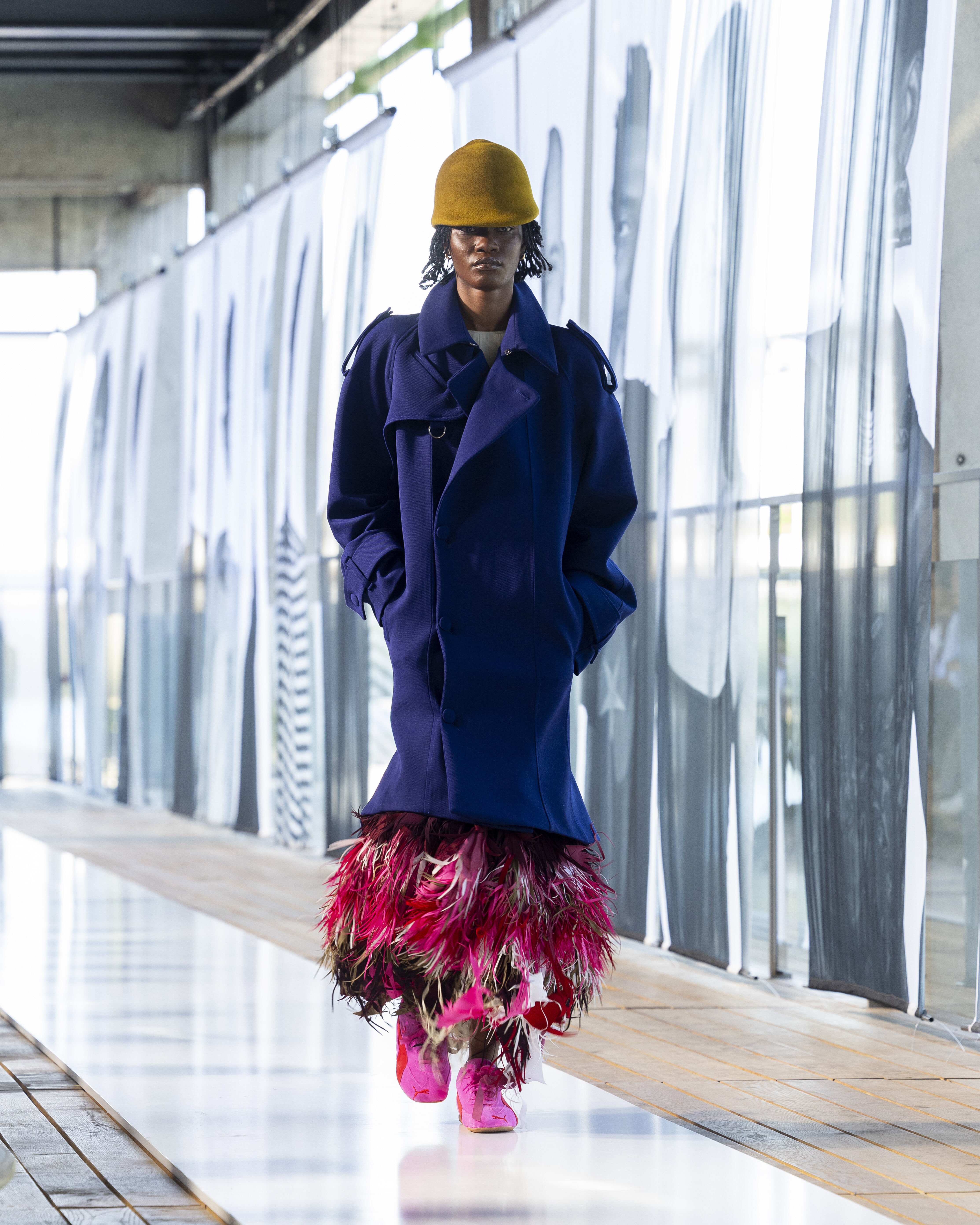 Students from the MAKE UP FOR EVER Academy at the Heart of the IFM Fashion Show