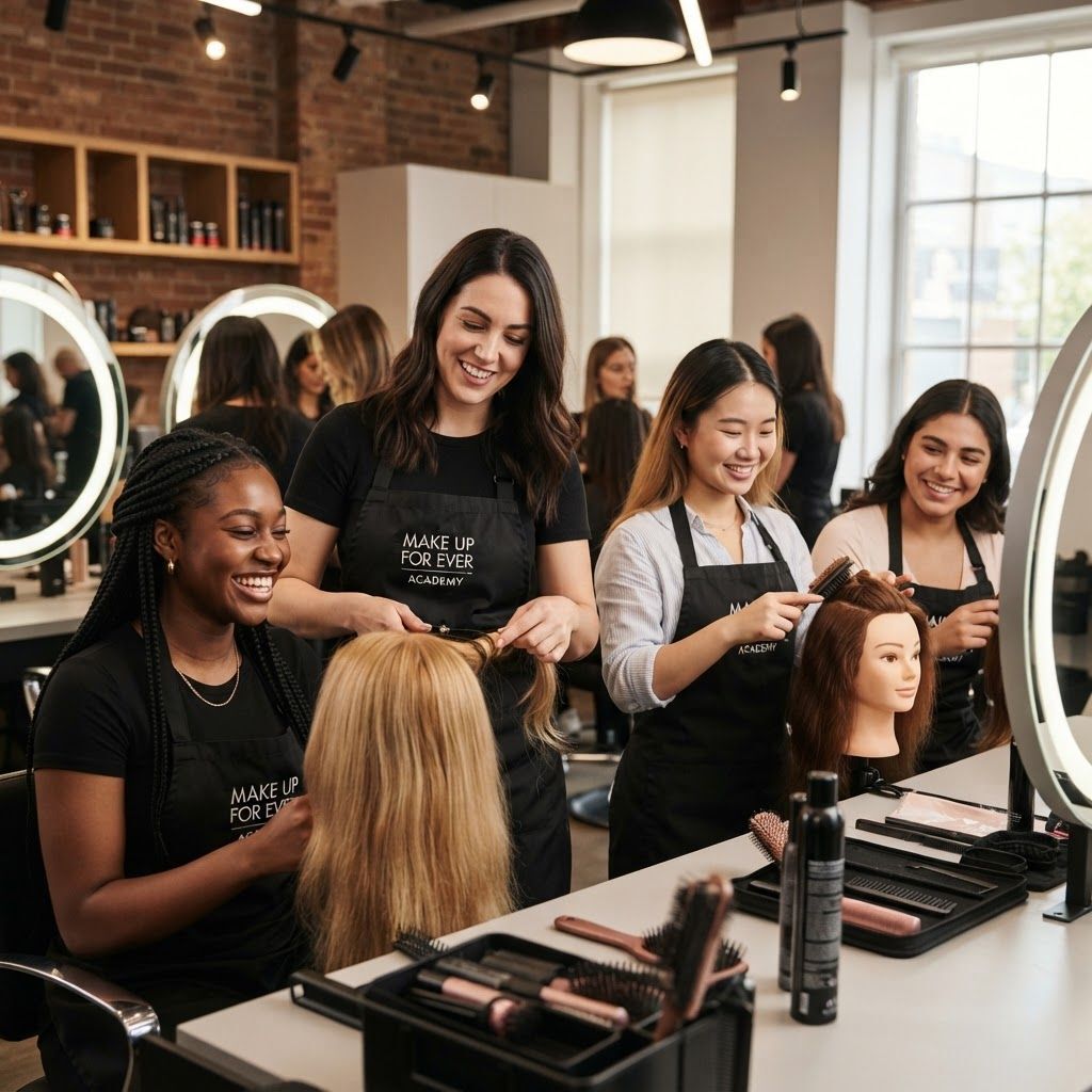 Formation maquillage et coiffure - application liner