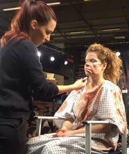 Camille Piqueras, alumni and competitor for the Battle of the Brushes 
